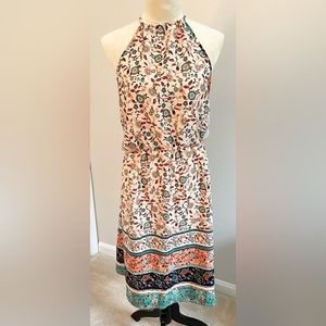 Shein Curve NWOT Floral Halter Dress Size 2X